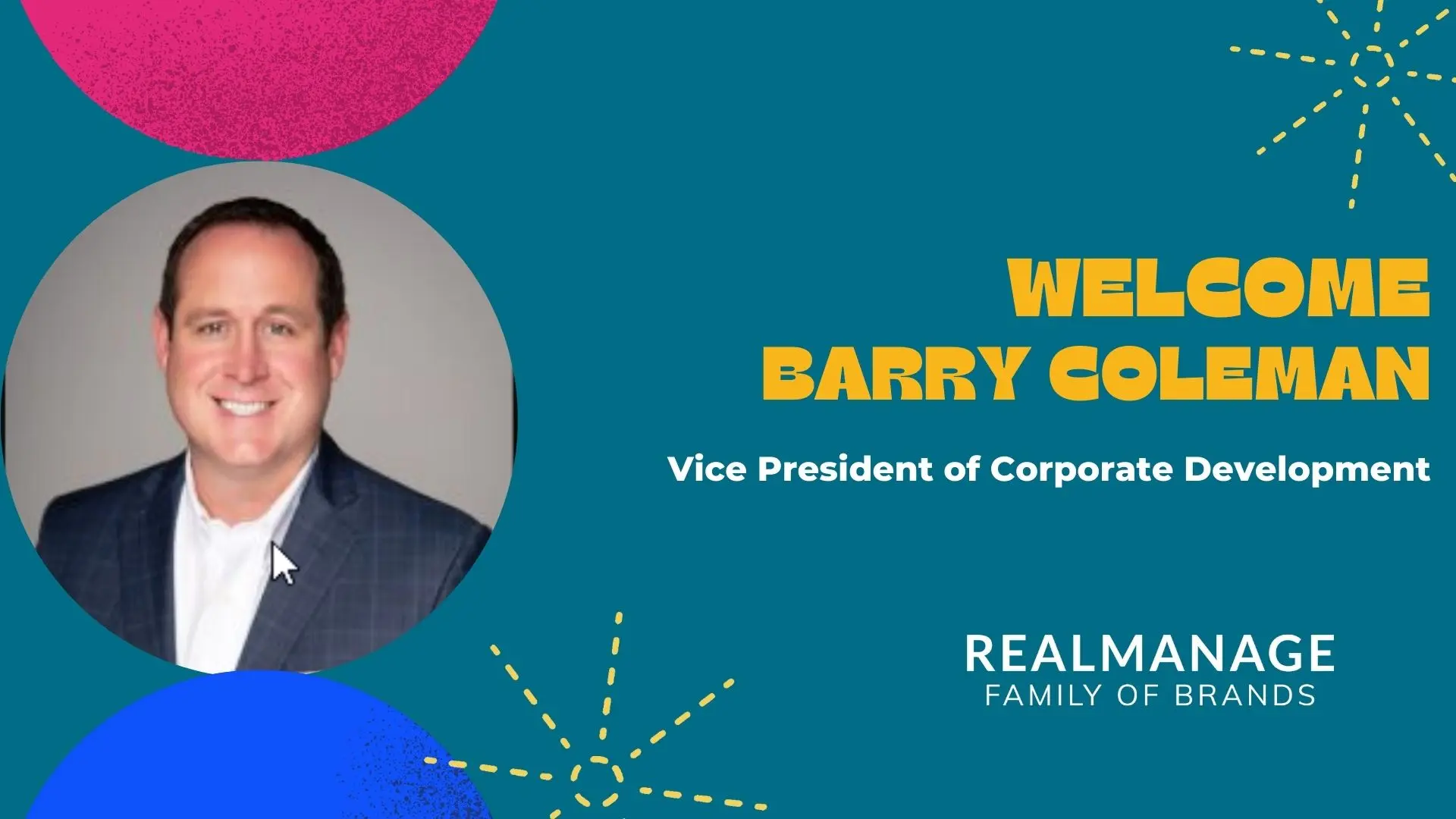 RealManage Hires Barry Coleman as VP of Corporate Development