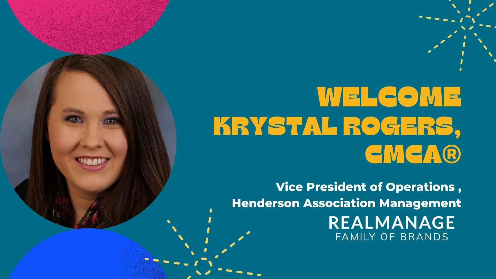 Krystal Rogers, CMCA, Hired as VP of Operations – Henderson Assoc Mgmt