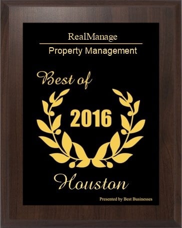 RealManage Houston Selected for 2016 Small Business Excellence Award