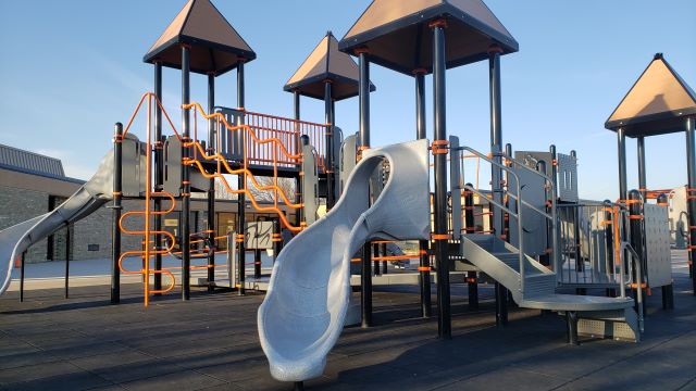 playground with slide