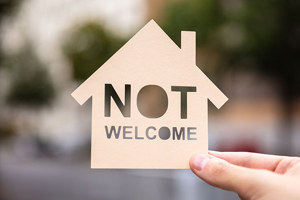 not welcome sign blog image