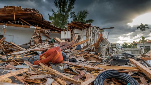 HOA community damaged after hurricane